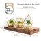 Sorbus 5 Pack 16 Inch Sorbus Long Floating Wall Shelves for Bedroom, Decor, Kitchen, Living Room - for Trophies, Frames, Bookshelf